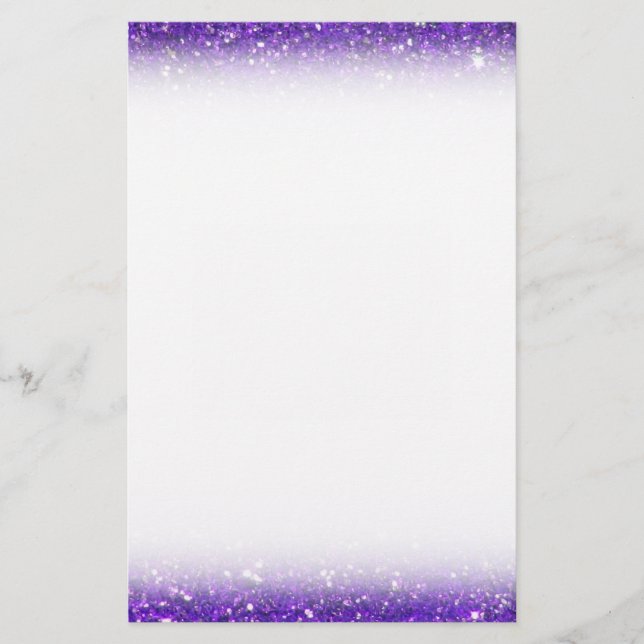 Sparkling glitterGlitz för moderiktiga lilor Brevpapper (Framsida)