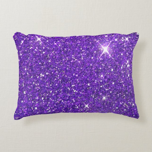 Sparkling glitterGlitz för moderiktiga lilor Prydnadskudde (Framsidan)