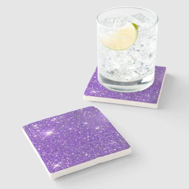 Sparkling glitterGlitz för moderiktiga lilor Underlägg Sten (Sidan)