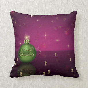 Sparkling god julboll kudde