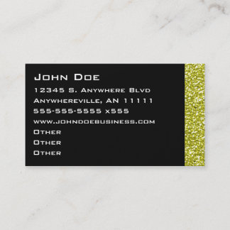 Sparkling guld- gränsvisitkort visitkort