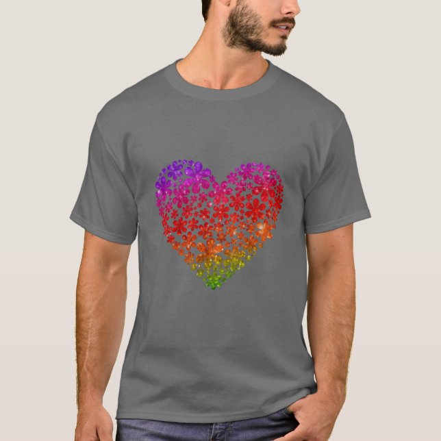 Sparkling Love rolig T Shirt (Framsida)