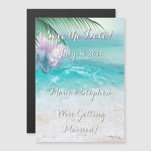 SPARKLING OCEAN VATTEN Spara datum Magnetisk Inbjudningskort