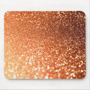 Sparkling Ombre förkopprar skina moderiktigt Musmatta