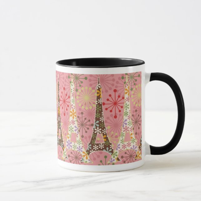 Sparkling Paris i rosamugg Mugg (Höger)