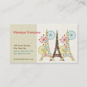 Sparkling Paris visitkort