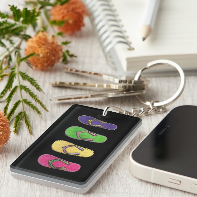 Sparkling Sandals Keychain Nyckelring (Högra Framsidan)