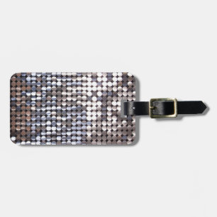 Sparkling SequinLook för silver Bagagebricka