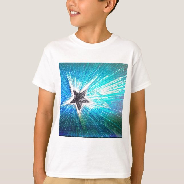 Sparkling stjärna t-shirt (Framsida)