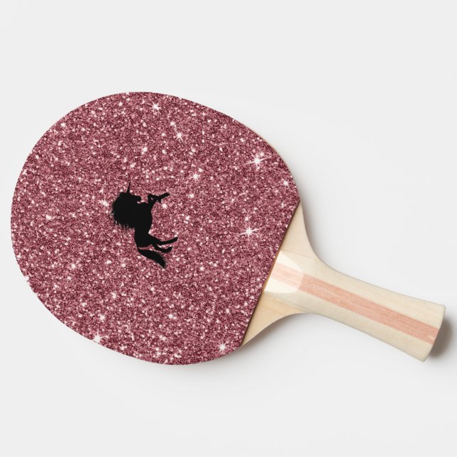sparkling unicornrosor pingisracket (Sidan)