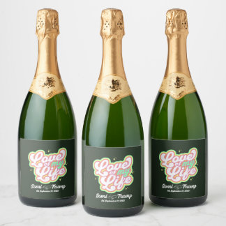 Sparkling Wine Bottle Labels