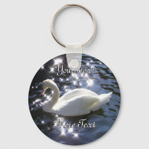Sparklingsvan Keychain Nyckelring