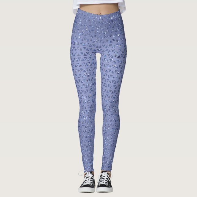 Sparkly Blue Leggings (Framsida)