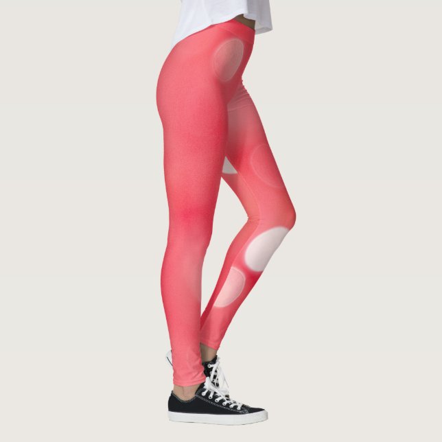 Sparkly Bokeh Background Leggings (Höger)