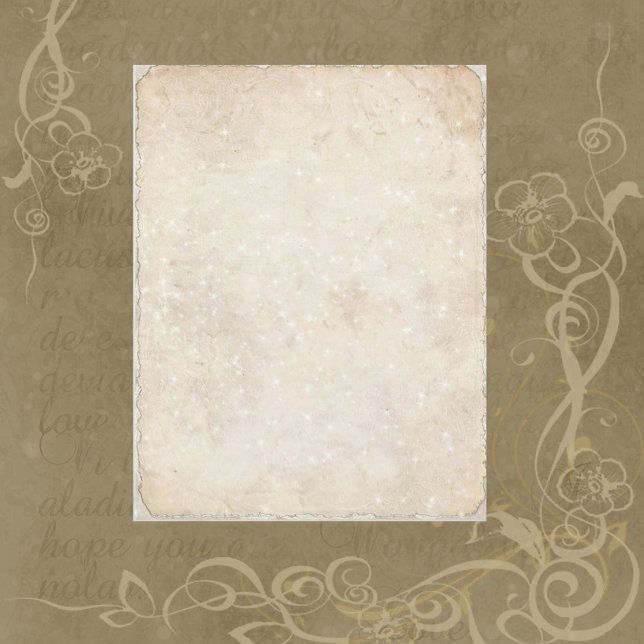 Sparkly Cream Bröllop Skrapbook Papper (Skapare uppladdad)