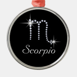 Sparkly Diamond Scorpio Julgransprydnad Metall