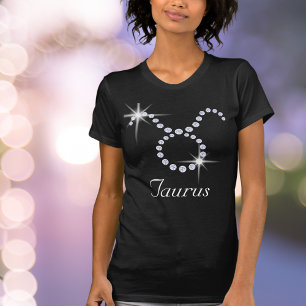Sparkly Diamond Taurus T Shirt
