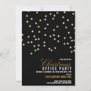 Sparkly Dots-inbjudan till julparet Inbjudningar