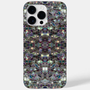 Sparkly färglös silver mosaic v4 - Mandala