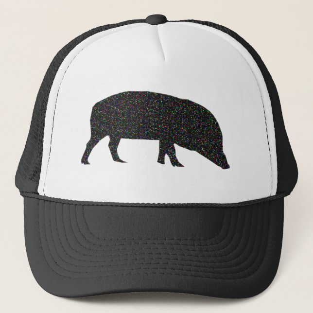 Sparkly Gris Hat Truckerkeps (Framsida)