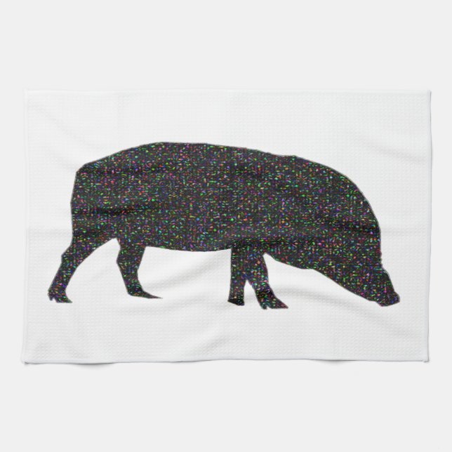 Sparkly Gris Kitchen Towel Kökshandduk (Horisontell)