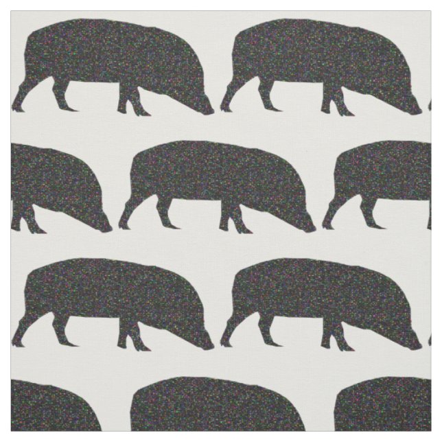 Sparkly Gris Patterned Craft Fabric Tyg (Provkarta)