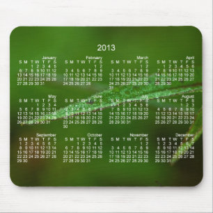 Sparkly gröntlöv; Kalender 2013 Musmatta