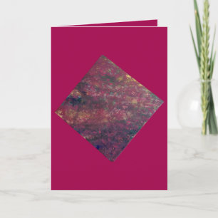 Sparkly guld och rosa hälsningskort tack kort