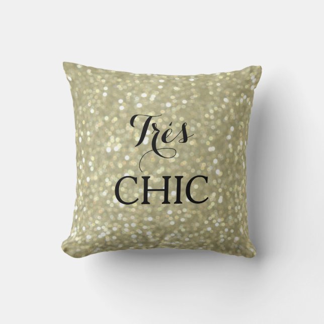 Sparkly Guld Pillow (CHIC) Kudde (Framsida)