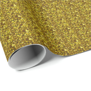 Sparkly guldpapper presentpapper