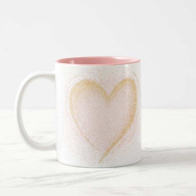 Sparkly Heart Mugg (Vänster)