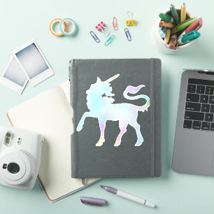 Sparkly Iridescent Unicorn Sticker Klistermärken