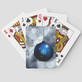 Sparkly jul casinokort