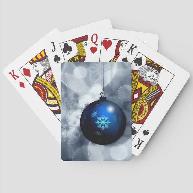 Sparkly jul casinokort (Baksidan)