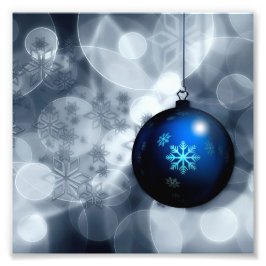 Sparkly jul fototryck