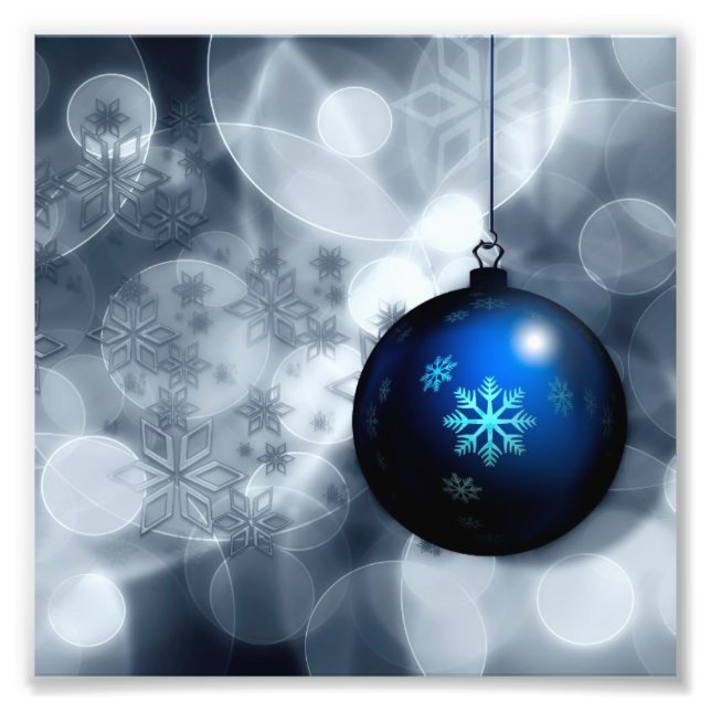 Sparkly jul fototryck (Framsidan)