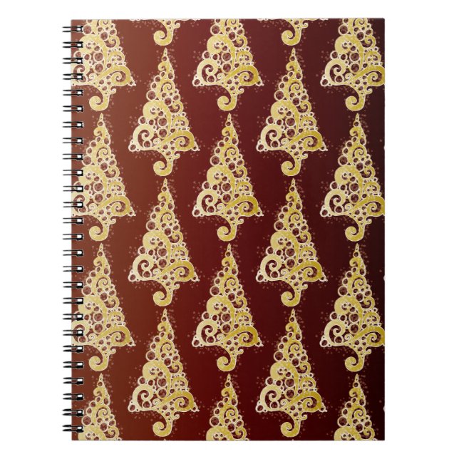 Sparkly Julgran Anteckningsbok (Framsidan)