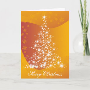 Sparkly Julgran-kort Helgkort