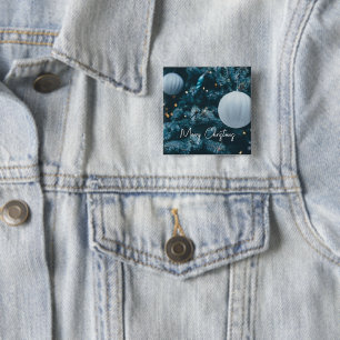 Sparkly Julgran och julen Bollar Knapp