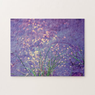 Sparkly lilor regnar pussel