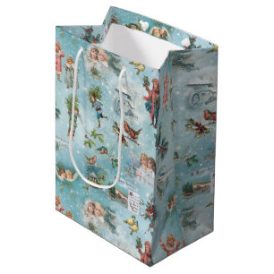 Sparkly Magic Winter Vintage jul Collage