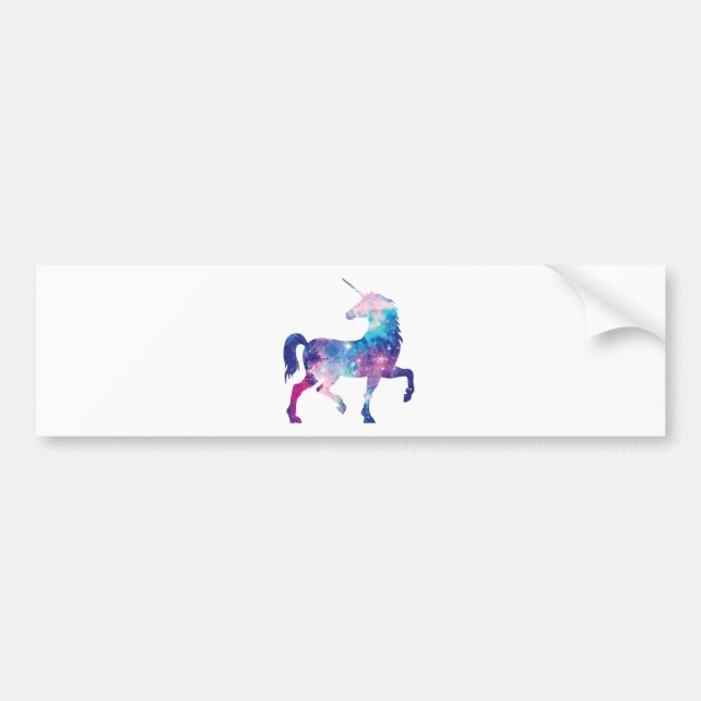 Sparkly Magical Unicorn Bildekal (Framsidan)