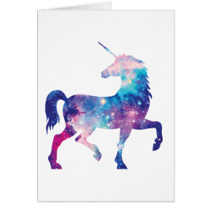 Sparkly Magical Unicorn Hälsningskort