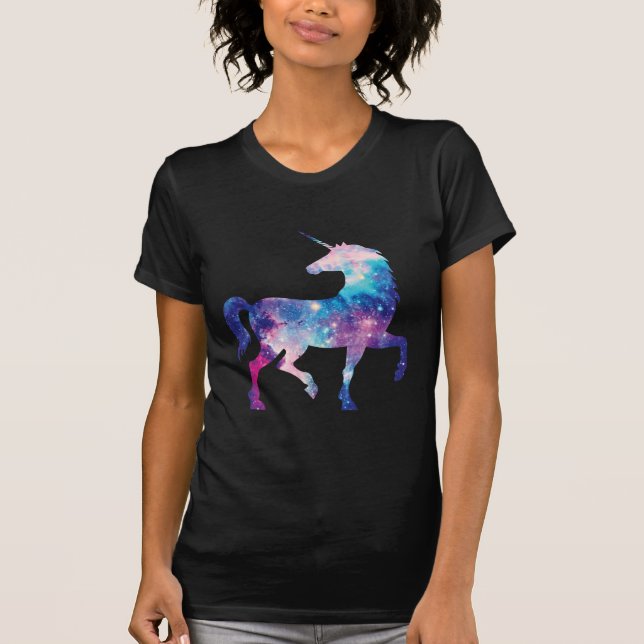 Sparkly Magical Unicorn T Shirt (Framsida)