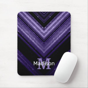 Sparkly metall ultra violet galaxy chevron Monogra Musmatta