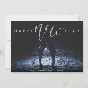 SPARKLY NEW YEAR JULKORT