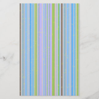 Sparkly Pastel Rand Stationery Brevpapper