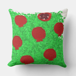 Sparkly pomegranat träd Tu B'Shvat Shavuot Kudde