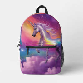 Sparkly Rainbow Glitter White Unicorn Magic