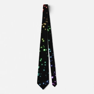 Sparkly Rainbow Star Tie Slips